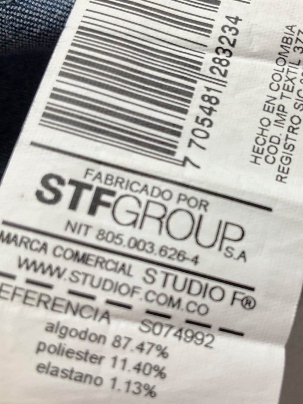 Studio F Med Embroidered Denim Jacket Floral & Tiger Stretch Boho Made Colombia - Picture 14 of 16
